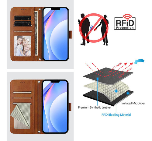 Funda Tipo Cartera Con Temática De Panda Para Cubot Note 40/p50/a10/a20/a30/max 5, Cierre Magnético, 3 Ranuras Para Tarjetas, A Prueba De Golpes