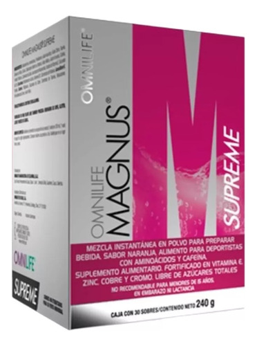 3 X Energizante Mayor Rendimiento Magnus Supreme 240g