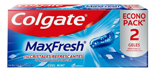 Pasta Dental Colgate Max Fresh 2 Pack De 60 Ml