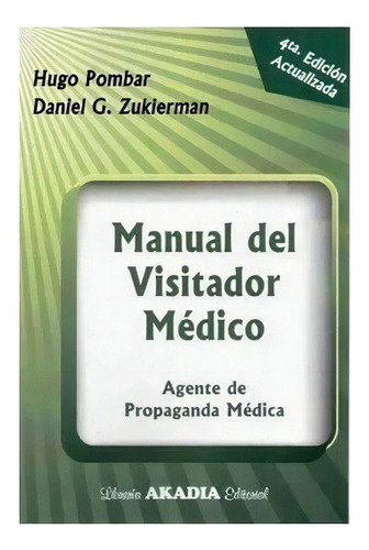 Pombar Manual Del Visitador Médico Libro Nuevo