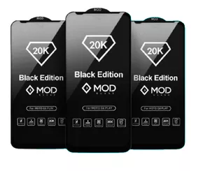 Mica Para Motorola Moto G6 Plus Black Edition 20k Antishock