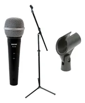 Comprar Combo Microfono Shure + Soporte +cable+ Pipeta Envio Gratis