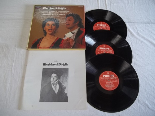 Box Lp Vinil 3 Discos - Rossini Il Barbiere Di Siviglia