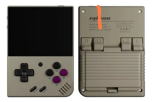 Miyoo Mini Plus Cinza Retro 64gb + Case Proteção
