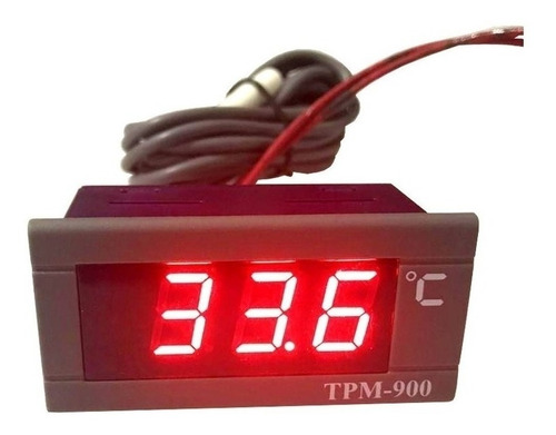 Termometro Digital Con Bulbo 220v Tpm900 Rango -30ºc A 110ºc