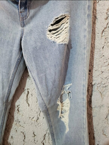 Jeans De Mezclilla H&m High Waist Talla 12 (Usado)