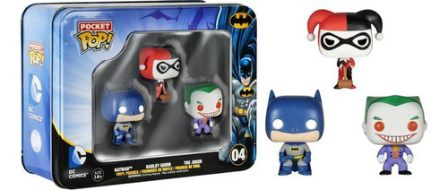 Funko Pop Pocket Set 3 Batman Harley Quinn And The Joker