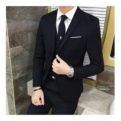 Traje Formal Profesional De Tres Piezas Para Hombre