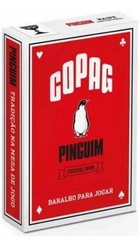 Juego De Cartas Inglêsas Copag Baralho Idioma Português - Vermelho