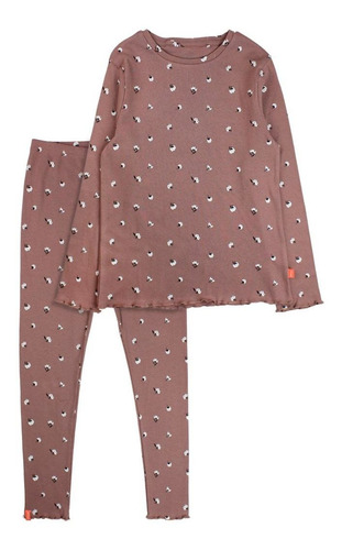 Pijama Must Have Café Claro Ficcus