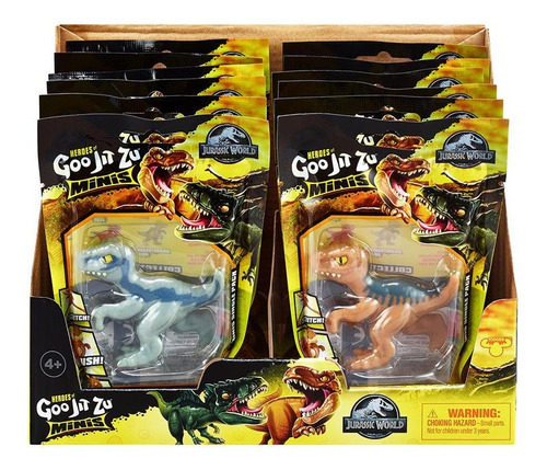 Figuras Elásticas Goo Jit Zu Minis Jurassic World Surtidos