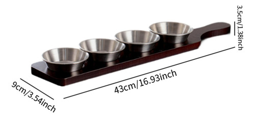 Juego De Platos Compatible Con Salsa Plata Con 4 Rejillas.