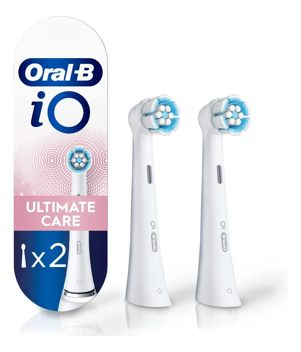 Repuesto Cepillo Dental Eléctrico ORAL-B iO Ultimate Care, Suave, 2 Uds