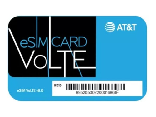 Esim Att Prepago At&t Lada Todo México 3.75gb + Rs Ilimitado