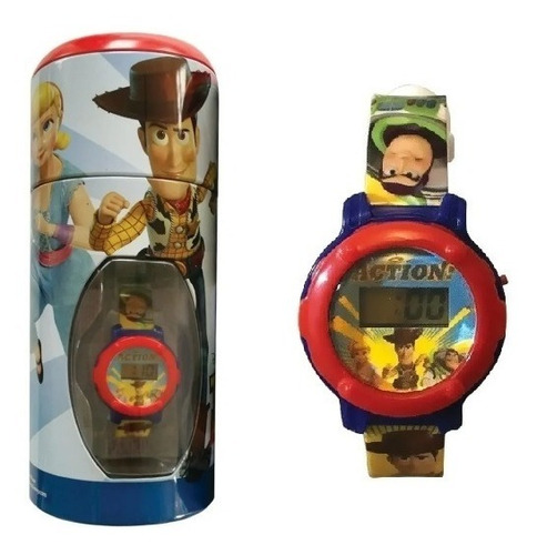 Reloj Tapimovil Digital  Lol, Frozen Toy Story Con Alcancia