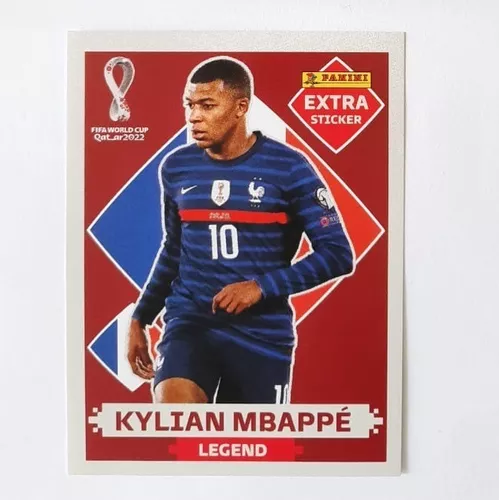 Figurinhas Mbappé Copa 2022 e 2018 #albumdacopa #mbappé #futebol