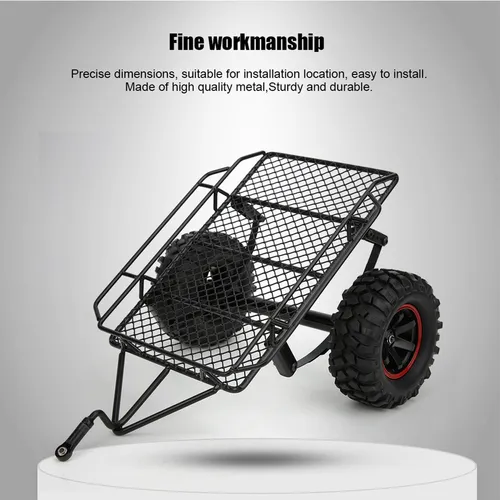 / Remolque Pequeño De Coche Modelo De Metal Apto Para