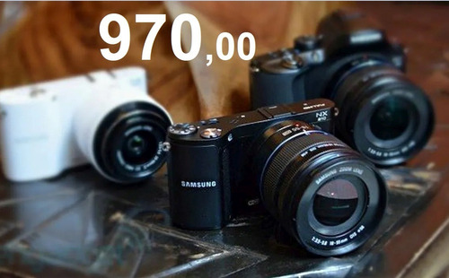 Câmera Samsung Nx210 20mp Full Hd 18-55mm Ois .i Function