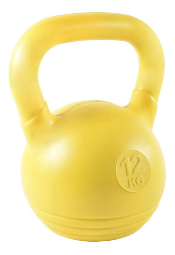 Pesa Rusa De 12 Kg Pesas Sol Kettlebell Pvc Rellena Gym En3x