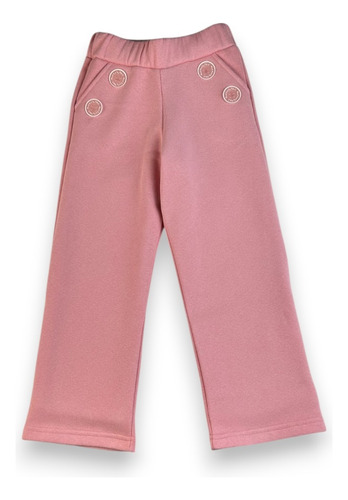 Pantalón De Invierno Frizado Recto Para Nena De 4 A 12 Años