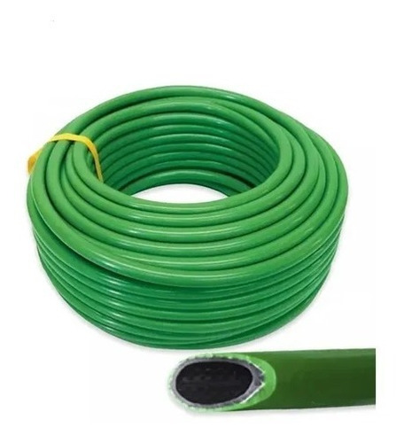 Mangueira Pvc Jardim 3/4x2,5mm Flexível Verde -  30metros