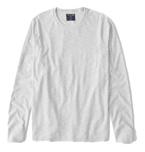 Abercrombie Sudadera Ligera Gris, Importada Ab4