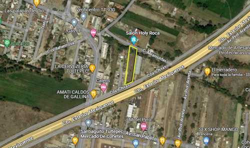 Terreno En Venta De 2,311m2 En Tultepec A Un Costado Del Circuito Exterior Mexiquense, Cuenta Con Escrituras.