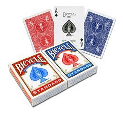 4 Barajas Bicycle Standar Back Para Poker O Magia Naipes