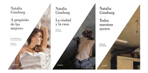 3 Libros Natalia Ginzburg Ayeres + Ciudad + Mujeres Lumen