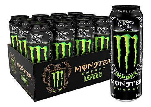 Bebida Energética Monster Energy Importada, 18.6 Oz (paquete