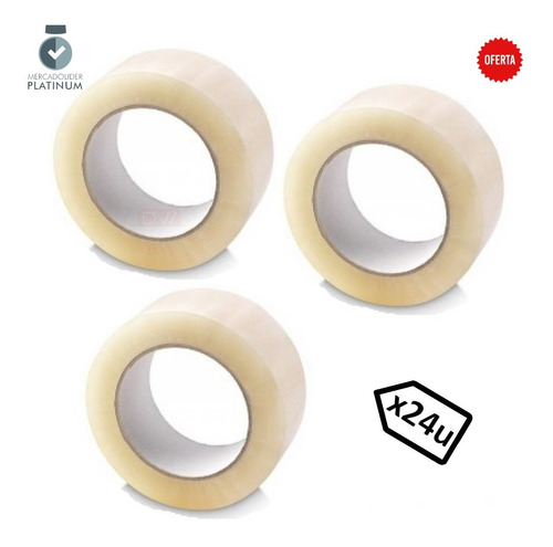 Cinta Adhesiva Embalaje 72mm X 90mt Packx24unid Dw Oferta!