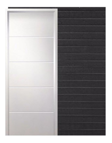 Puerta Corrediza Americanagromanti 70/10 Chapa 18 Mdf 5,5cuo