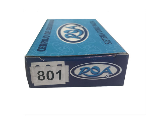 Cerradura Con Cerrojo Roa Modelo 801 Por 10 Unidades