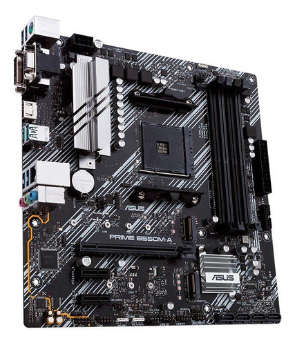 Placa Mãe Asus Prime B550m-a Ryzen Am4 90mb14i0-c1bay0 Ddr4 Preto