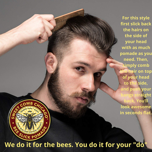 Pomada De Abeja Slick, Fuerte Sujeción Para Un Gran Peinado