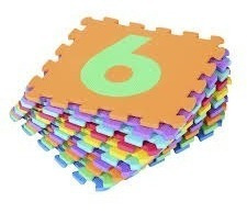 Alfombra Goma Eva, Set 10 Cuadros 30x30,esper 9mm Solo Envio