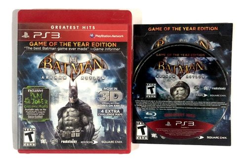 Batman Arkham Asylum Goty - Juego Original Playstation 3