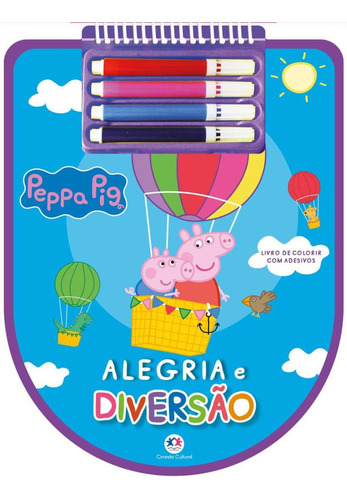 Peppa Pig - Alegria E Diversao: Peppa Pig - Alegria E Diversao, De Ciranda Cultural. Editora Ciranda Cultural, Capa Dura, Edição 1 Em Português, 2023