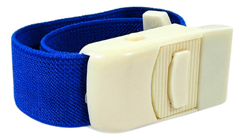 Garrote Infantil Com Trava Em Tecido Azul 33x2,5cm 10 Un