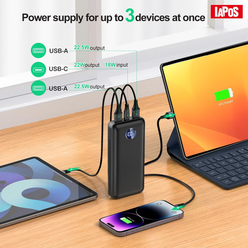 Cargador Portátil De 40 000 Mah, Usb-c