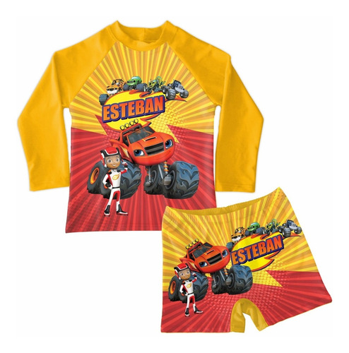 Conjunto De Traje De Baño Blaze And The Monster Machines