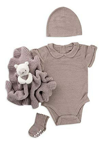 Barefoot Dreams Cozychic Ultra Lite Eyelet Baby Bundle-4 Pie