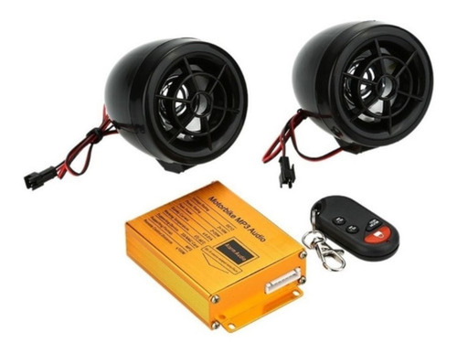 Imagen 1 de 1 de Reproductor Para Moto Mp3/usb/sd Con Control
