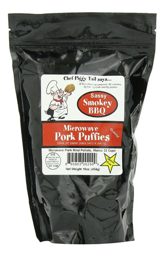Chef Piggy Tail Microondas Cerdo Puffies Cerdo Cortezas Ahum