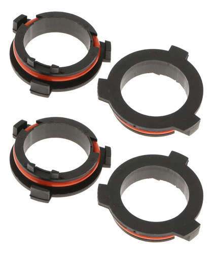 2 Pares Adaptador De Led H7 Soporte De Bombilla Xenon Base