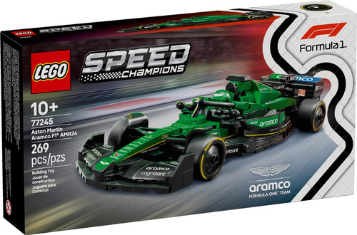 Lego Auto De Carreras Aston Martin Aramco F1® Amr24 (77245) Cantidad de piezas 275