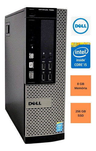 Cpu Desktop Dell 7020 I5-4590 8gb 256gb Ssd Win10 Usb 3.0