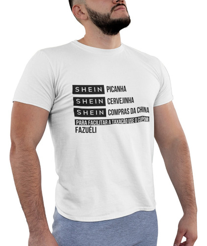 Camisa Camiseta Faz O L Shein Sem Picanha
