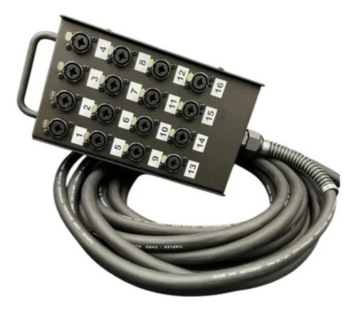 Medusa 16 Canais C/ Conectores Combo 100 Limite Cabos 10 Mts