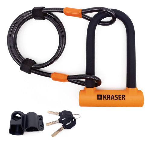 Candado Antirrobo Para Bicicleta Kraser Kern U Lock D